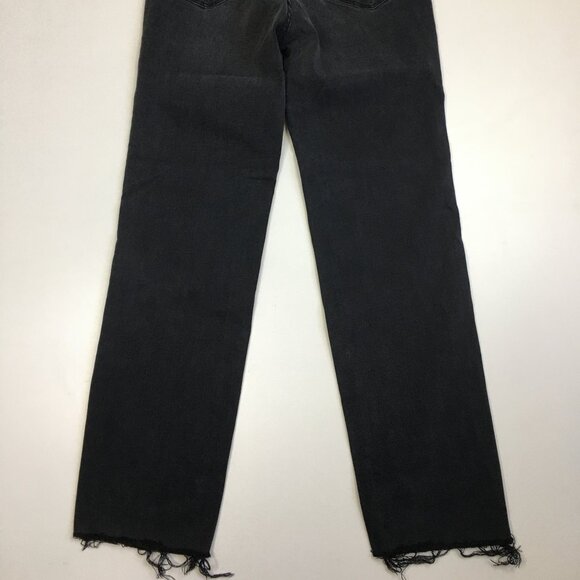 FRAME Fletcher Wash Le Nouveau Straight Raw Edge Hem 5 Pocket Jeans - Picture 12 of 12